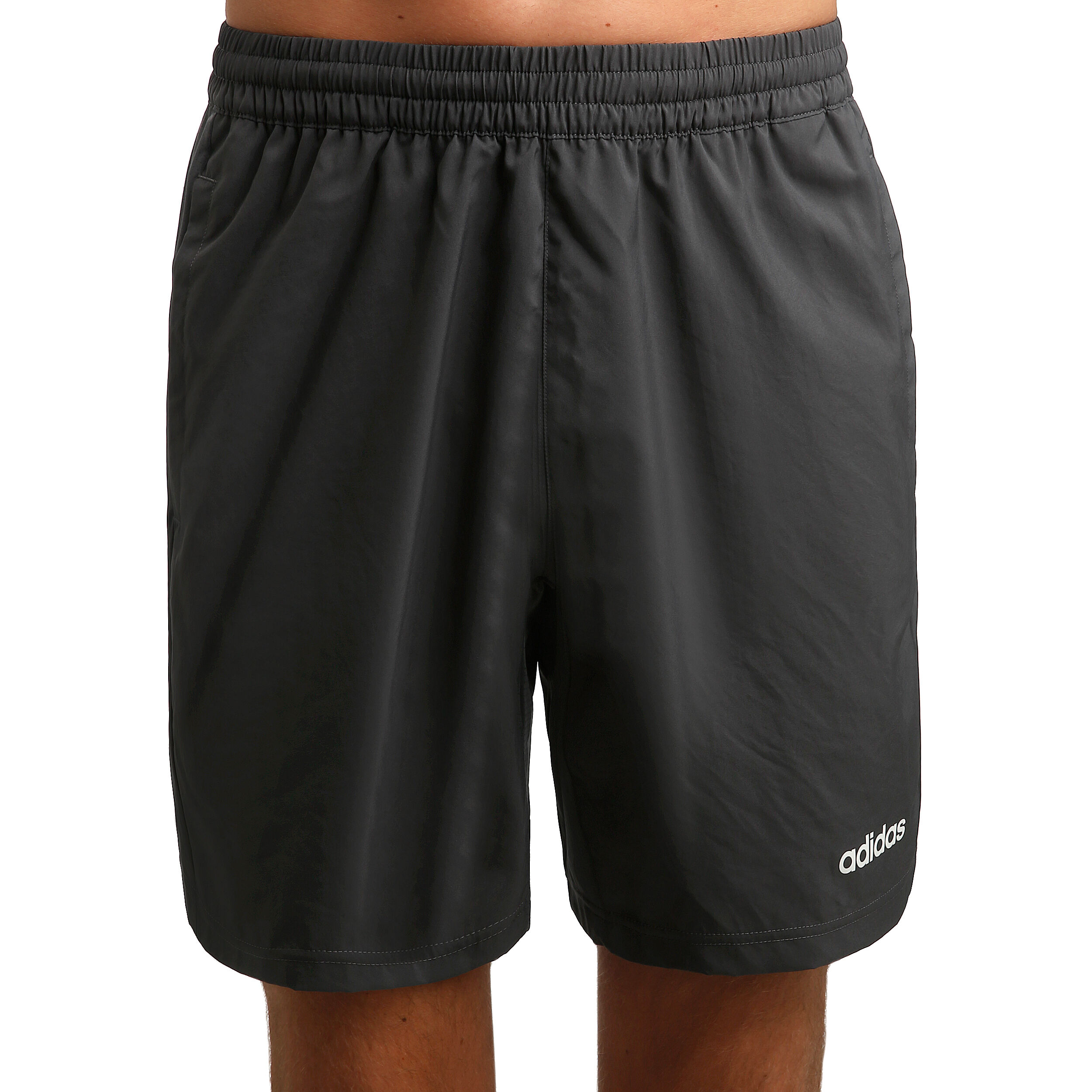 D2M Cool Woven Shorts Hombres Gris Oscuro Blanco
