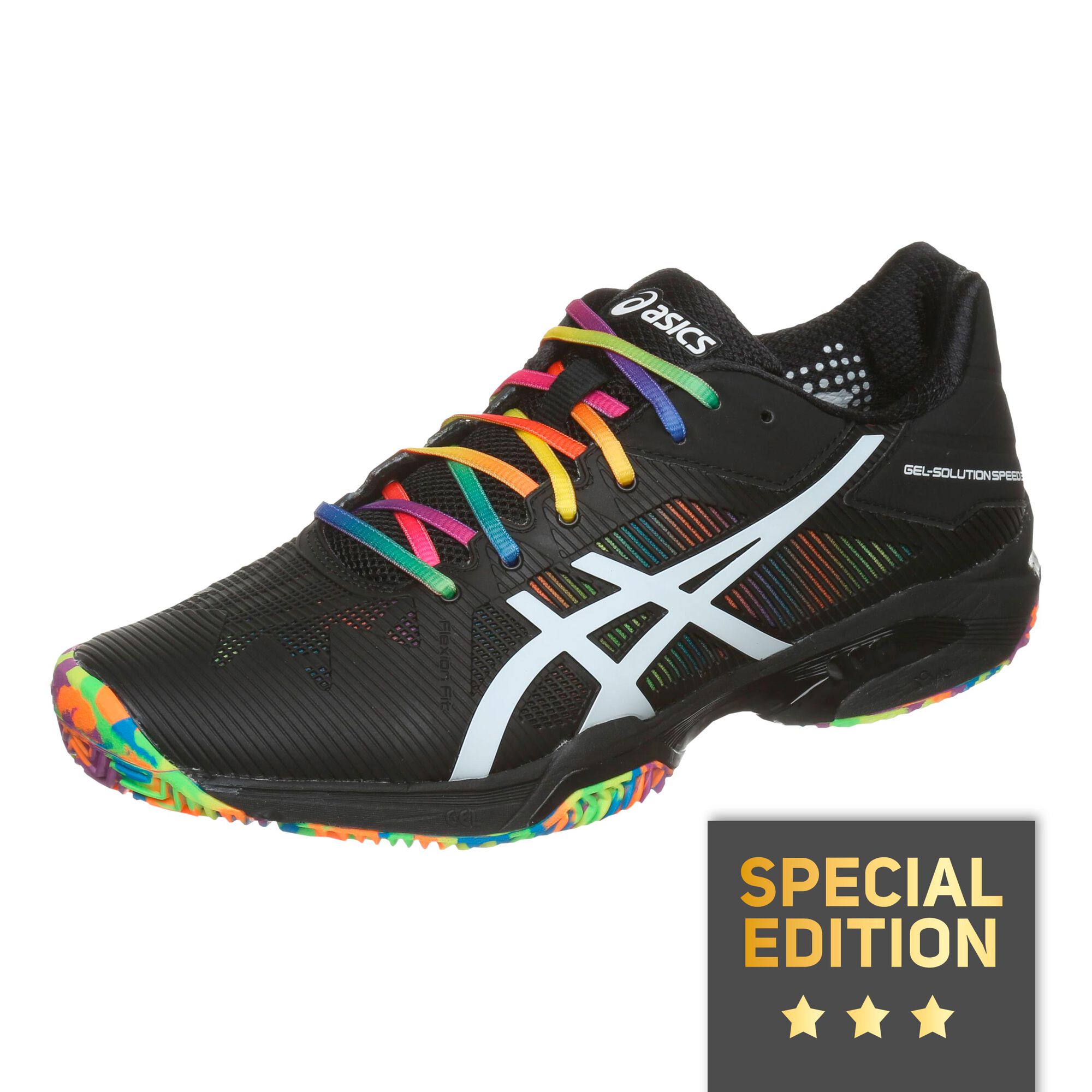 Untado Peluquero Peluquero ASICS Gel-Solution Speed 3 Clay Zapatilla Tierra Batida Edición Especial  Hombres - Negro, Blanco compra online | Tennis-Point