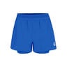 Rematch 2in1 Shorts Mujeres - azul, blanco