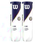 Pelotas De Tenis Wilson Roland Garros All Court Ball 4er Bi Pack