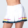 Stripe Hype Falda Mujeres - blanco, multicolor