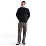 Ropa Nike Nike Club Crew Sudadera Hombres-Negro