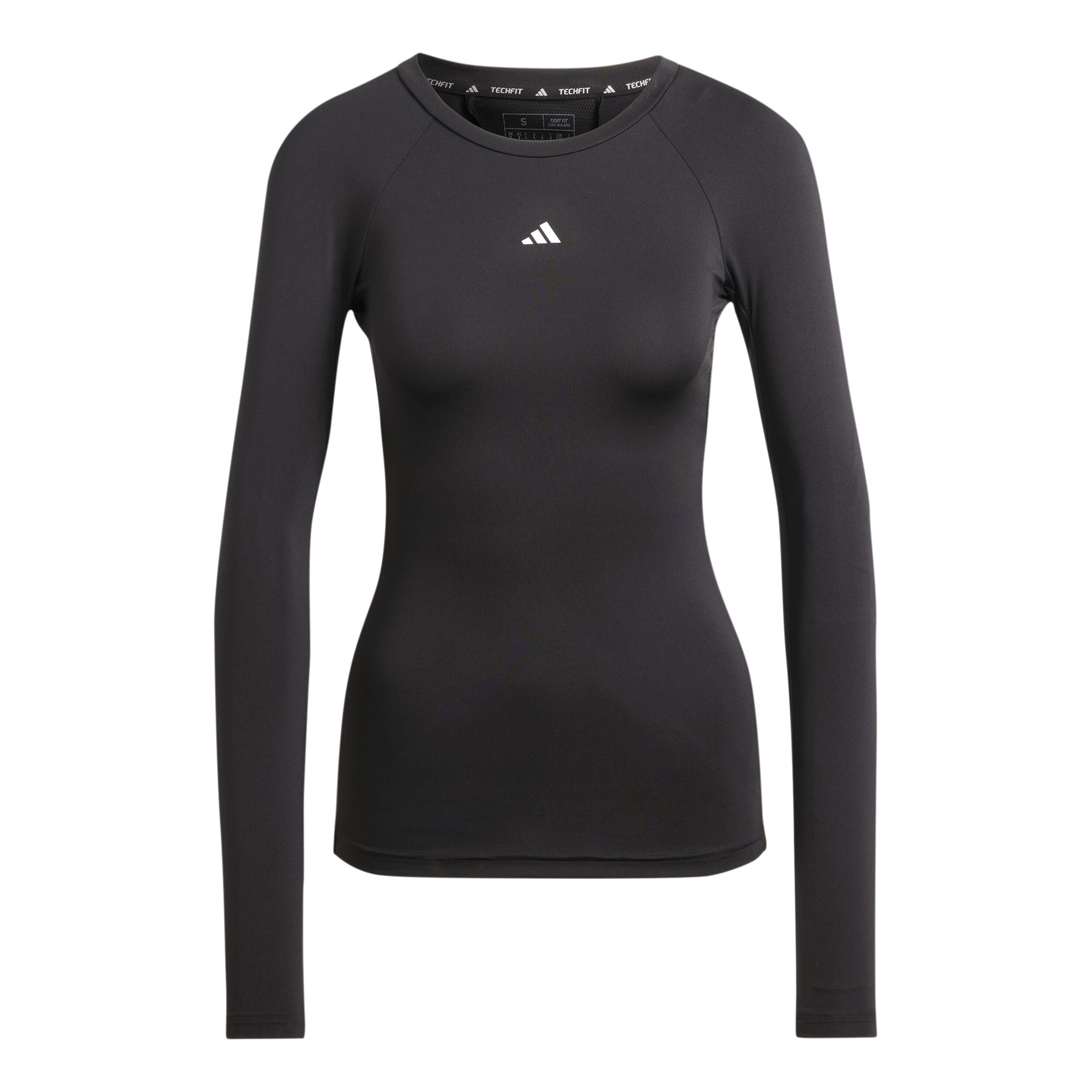 Buy adidas Tech Fit Camiseta De Manga Larga Mujeres Negro online Tennis Point ES