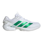 Zapatillas de tenis adidas adidas adizero Ubersonic 5 Zapatilla para hierba Hombres-blanco, verde