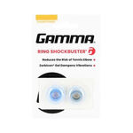 Accesorios para raquetas Gamma Gamma Ring Shockbuster Antivibradores-Azul,Negro