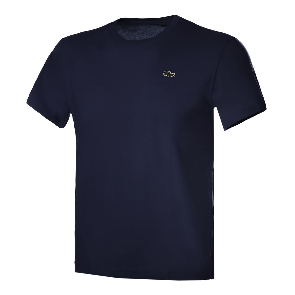 Lacoste Tennis Camiseta De Manga Corta Hombres-Azul Oscuro,Verde