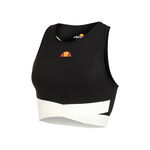 Ropa Ellesse Ellesse Chroma Crop Camiseta De Running Mujeres-Negro