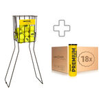 Pelota presurizada Tennis-Point Tennis-Point Premium Bote De 4 Pelotas