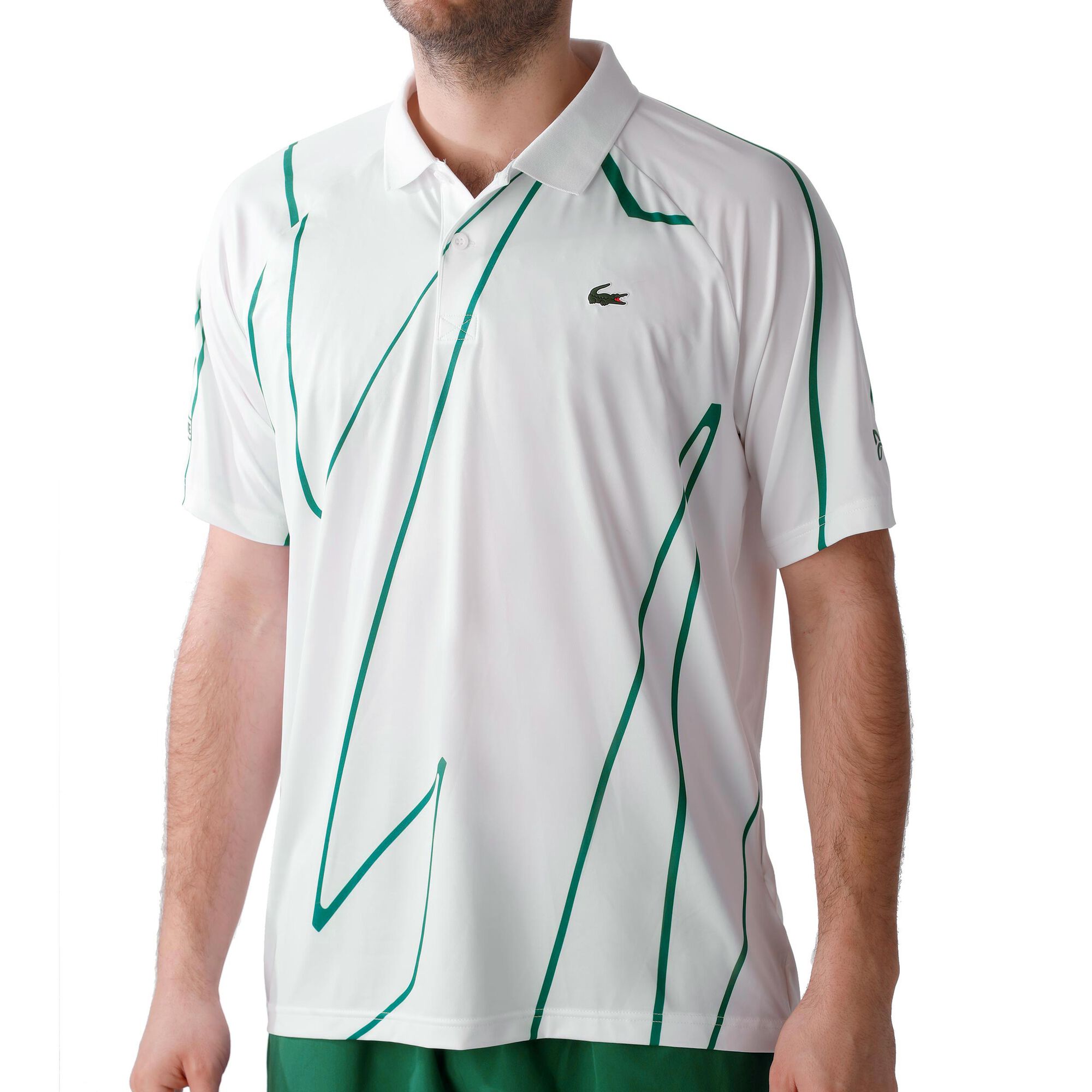 Lacoste Djokovic Polo Hombres - Verde Oscuro compra online Tennis-Point