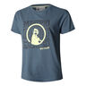 Word Salad Camiseta De Manga Corta Mujeres-Azul