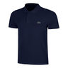 Ribbed Collar Polo Polo Hombres-azul, blanco