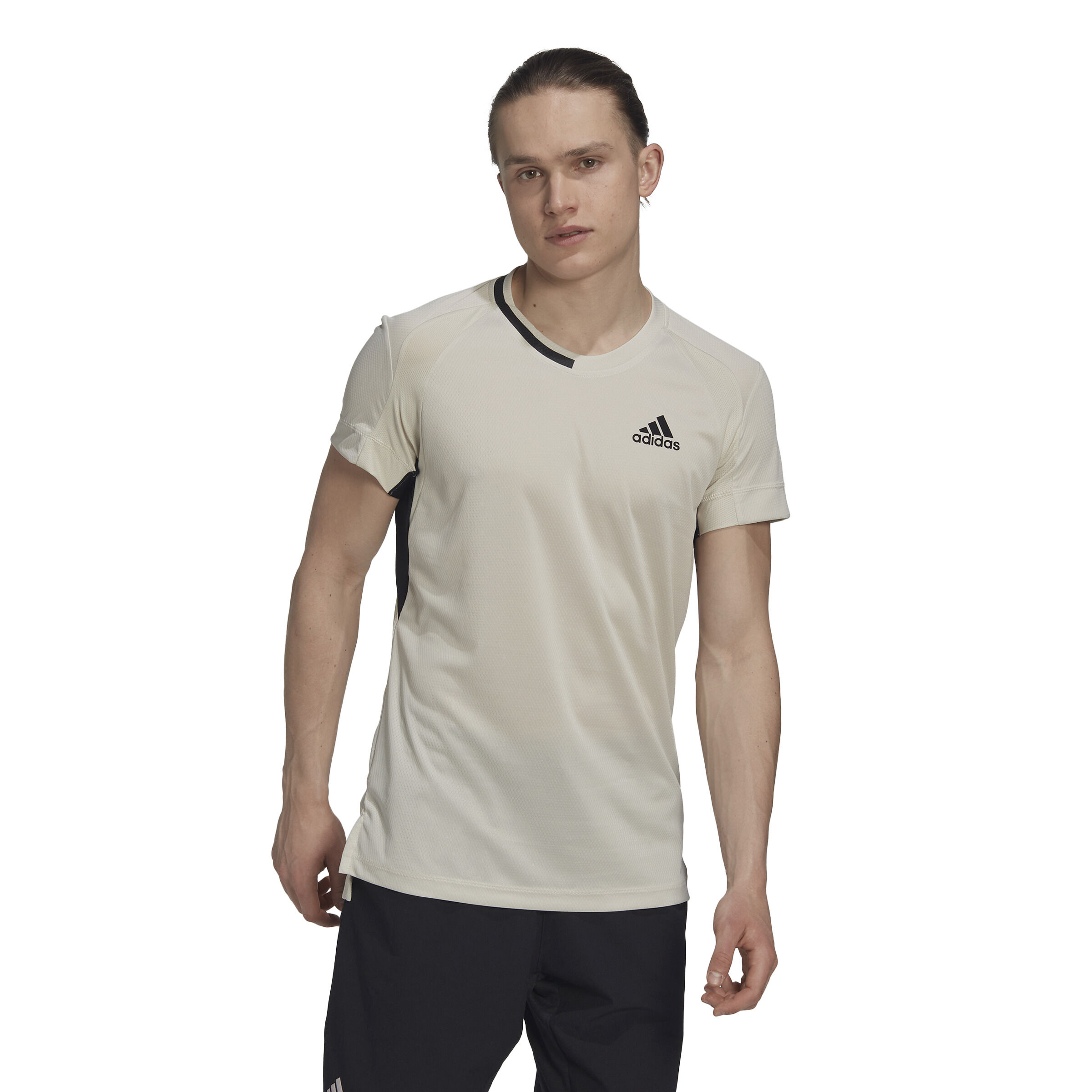 Buy adidas US Series Camiseta De Manga Corta Hombres Crema online Tennis Point ES