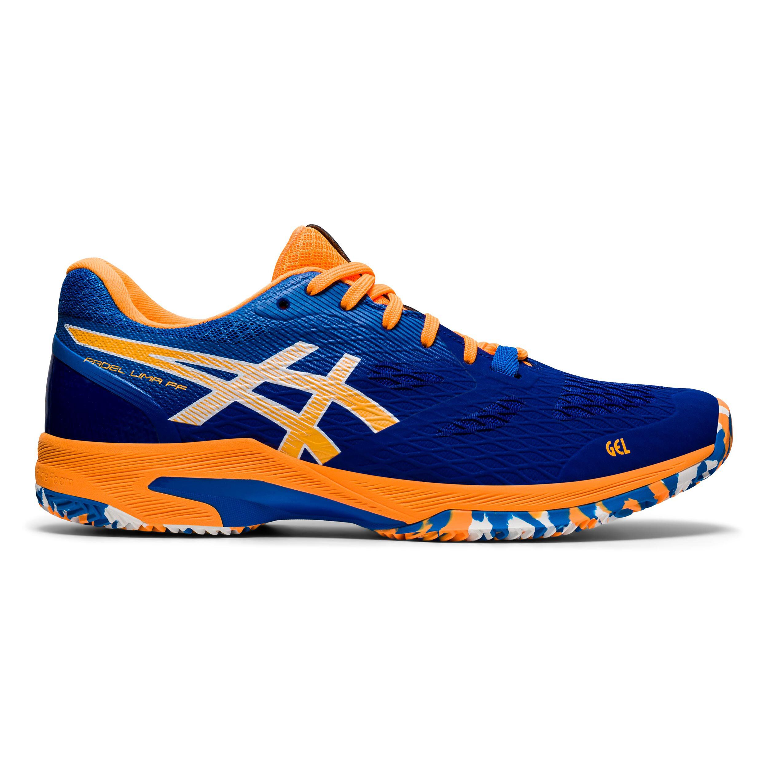 Buy ASICS Lima FF Zapatilla De Padel Hombres Azul Naranja online Tennis Point ES