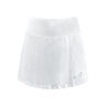 Minimal High Waist Falda Mujeres-Blanco,Plateado