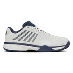 Zapatillas de tenis K-Swiss K-Swiss Express Light 3 Zapatilla Tierra Batida Hombres-Blanco,Azul Oscuro