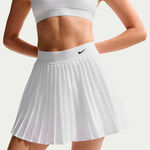 Ropa de tenis Nike Nike Dri-Fit Victory High Rise Pleated Falda Mujeres-blanco