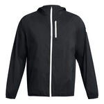 Ropa Under Armour Under Armour Phantom Windbreaker Chaqueta Para Correr Hombres-Negro,Blanco