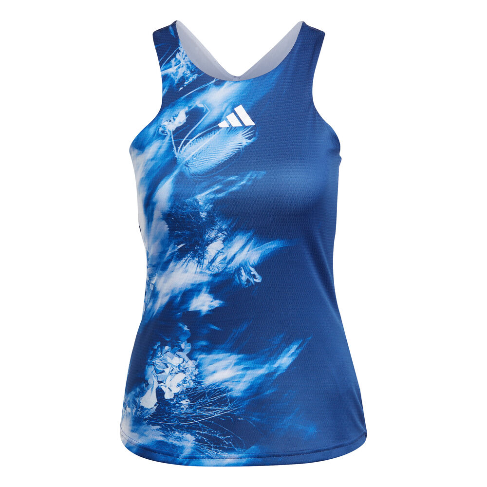 adidas Melbourne Y-Camiseta De Tirantes Mujeres-Azul Oscuro,Blanco