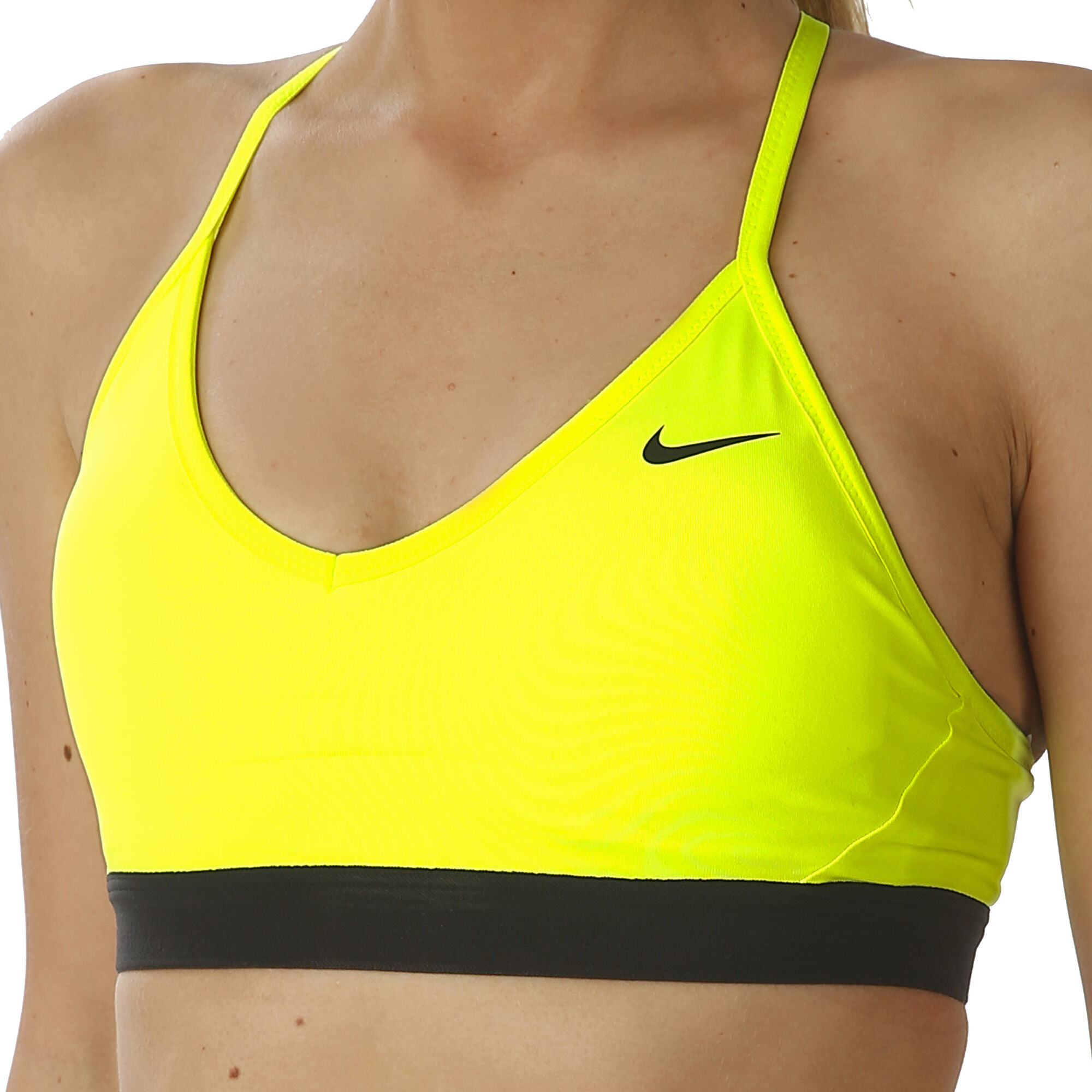 Nike Indy Sujetador Deportivo Mujeres - Amarillo compra online