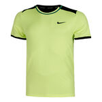 Ropa Nike Nike Court Dri-Fit Advantage Camiseta de manga corta Hombres - amarillo limón, negro