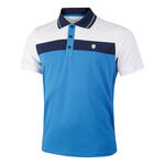 Ropa K-Swiss K-Swiss Core Team Block Polo Hombres-Azul Oscuro,Blanco