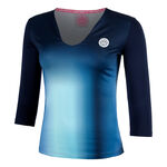 Ropa BIDI BADU BIDI BADU Spectrum V-Neck Camiseta De Manga Larga Mujeres-Azul Oscuro,Azul Claro