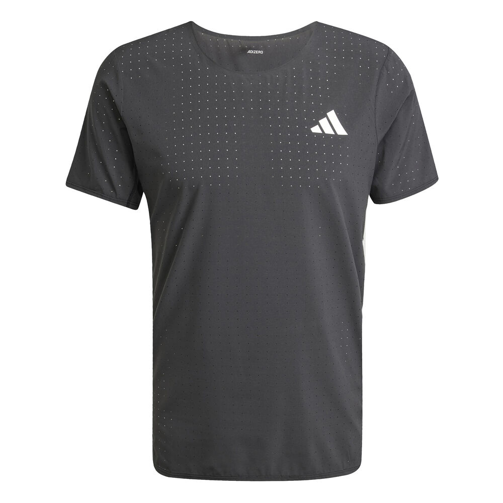 adidas adizero Camiseta de running Hombres-negro