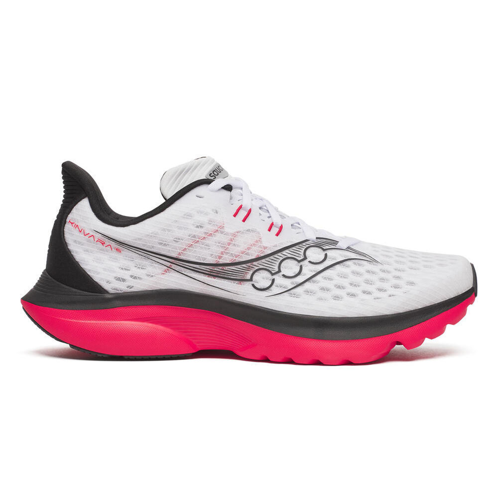 Saucony Kinvara 16 Zapatilla Neutral Hombres - Blanco, Rojo