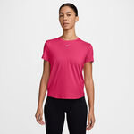 Ropa Nike Nike One Classic Dri-FIT Camiseta de manga corta Mujeres-berry, blanco