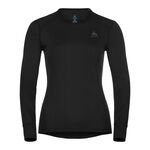 Ropa Odlo Odlo Active Warm Eco BI Top Crew Neck Camiseta De Manga Larga Mujeres-Negro