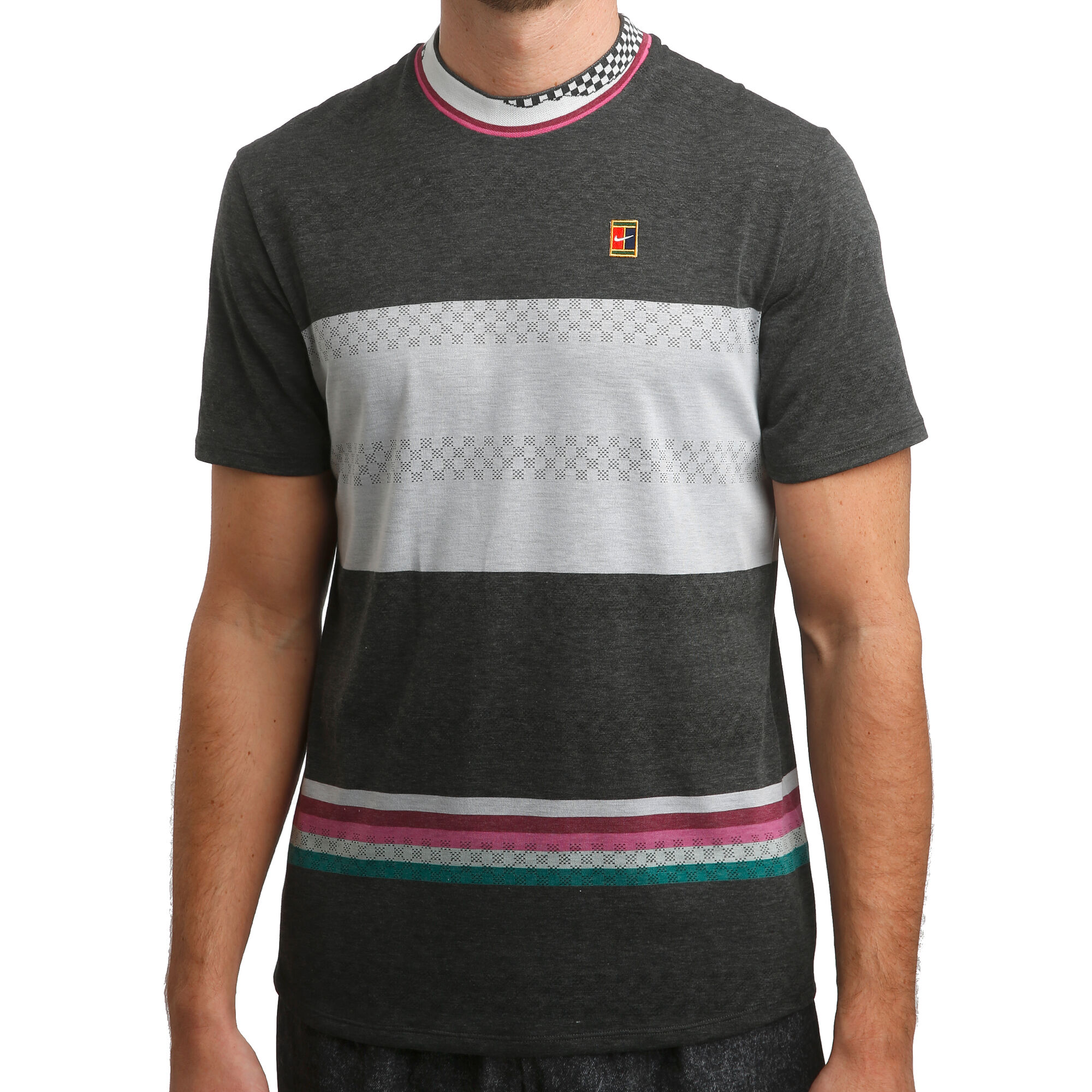 Nike Court Challenger Camiseta De Manga Corta Hombres - Negro, Claro compra online | Tennis-Point