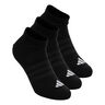 Essentials Low 3P Calcetines de tenis Unisex-negro