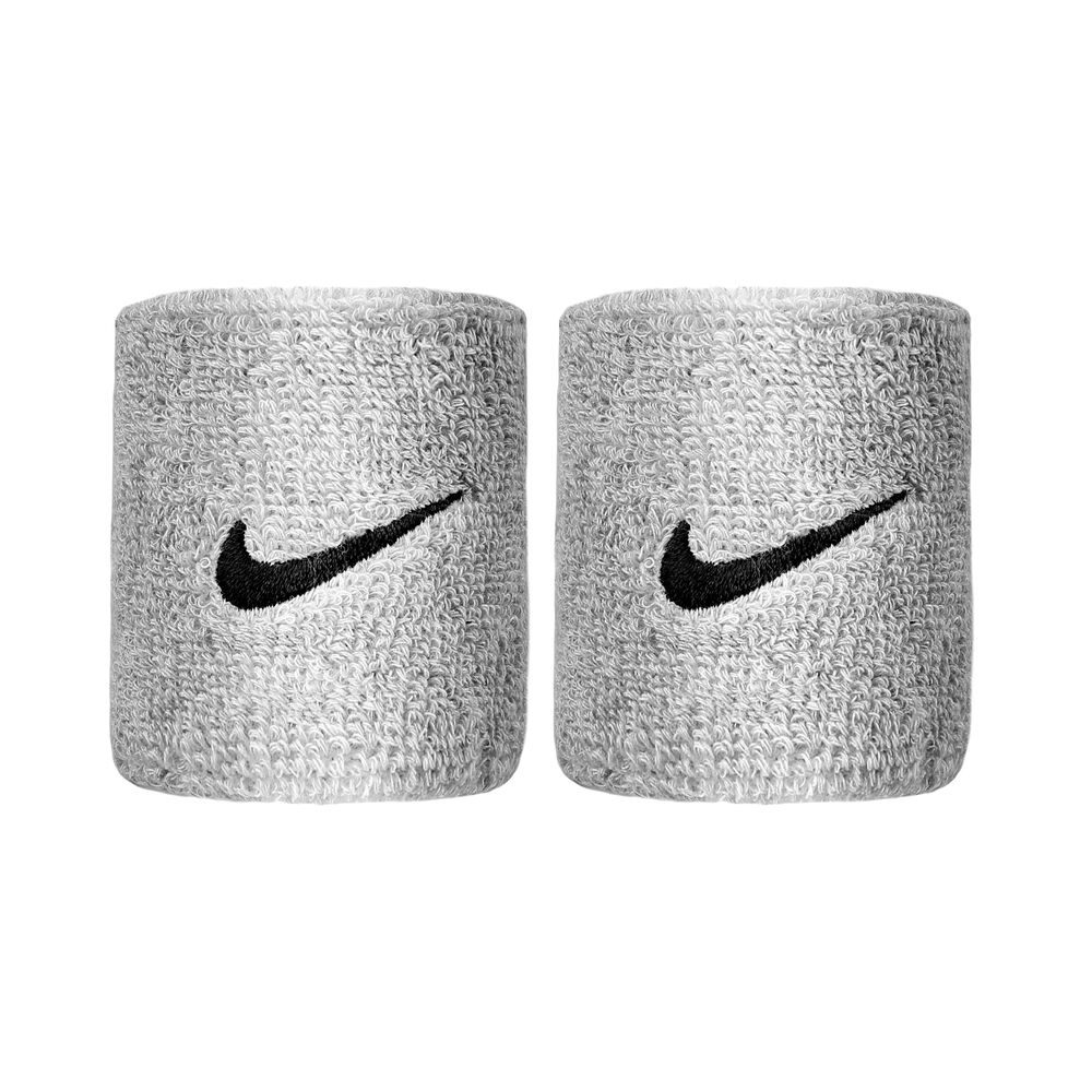 Nike Swoosh Cinta Para Sudor Pack De 2-Gris Claro,Negro