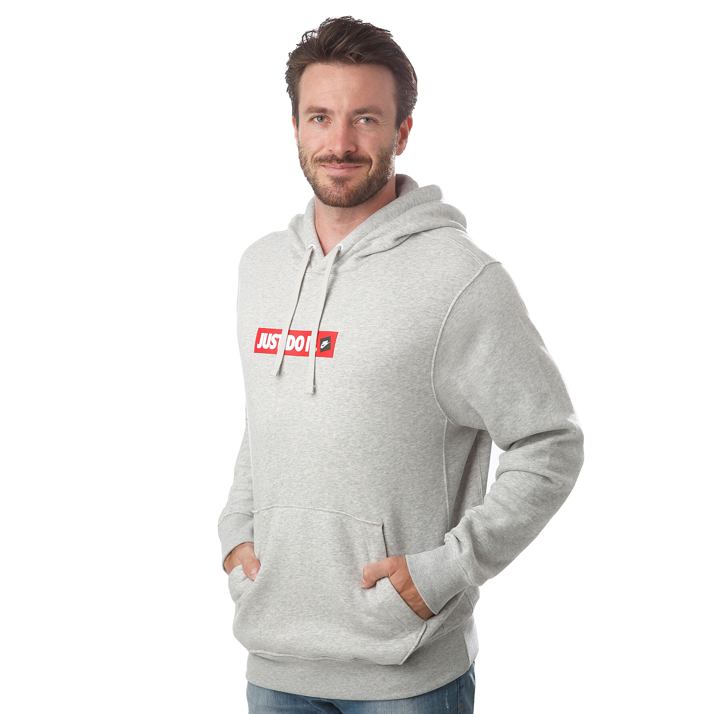 Sudadera just 2025 do it gris