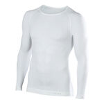 Ropa Falke Falke Warm Camiseta De Manga Larga Hombres-Blanco,Plateado