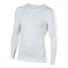 Warm Camiseta De Manga Larga Hombres-Blanco,Plateado