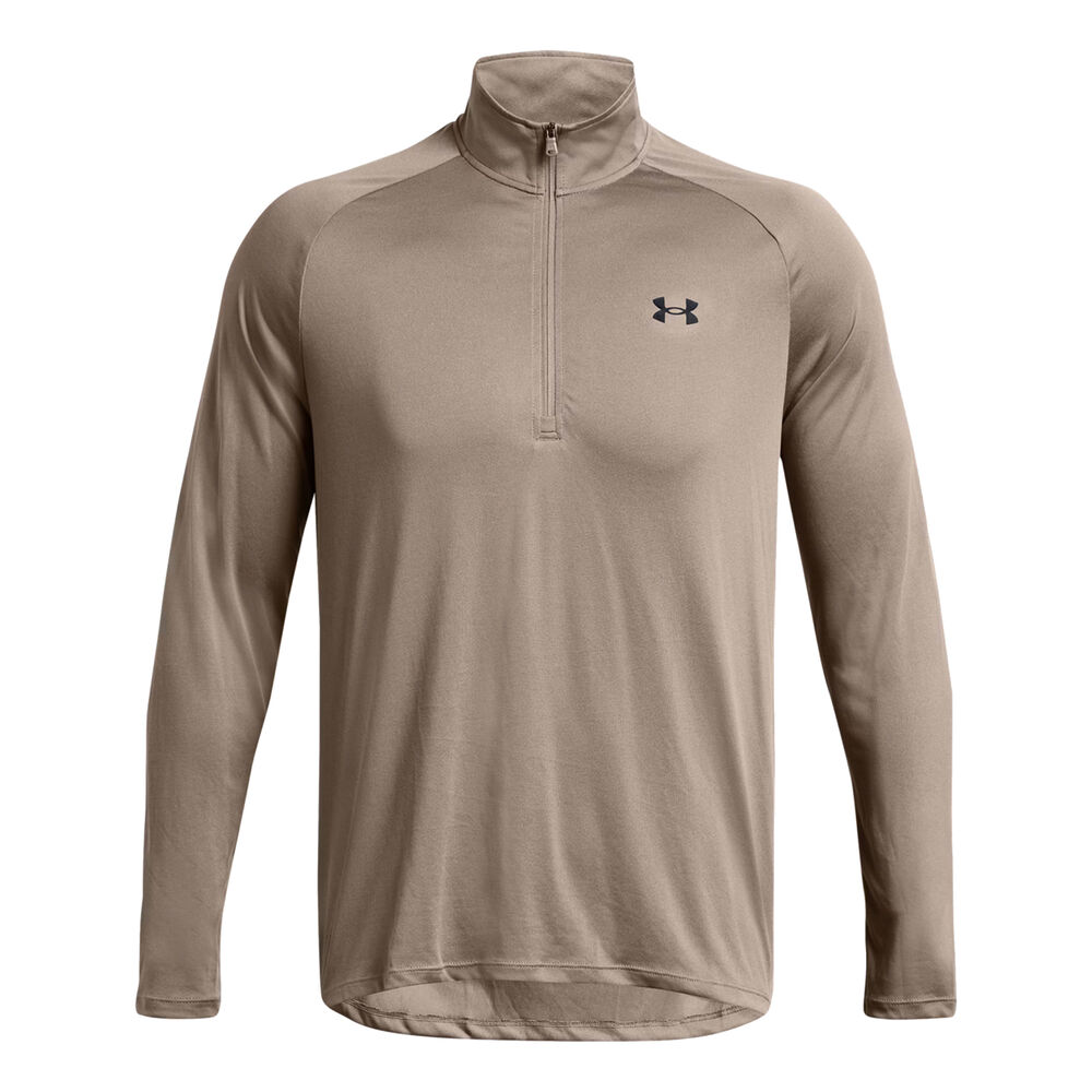 Under Armour Tech 2.0 Half-Zip Camiseta de manga larga Hombres - marrón,