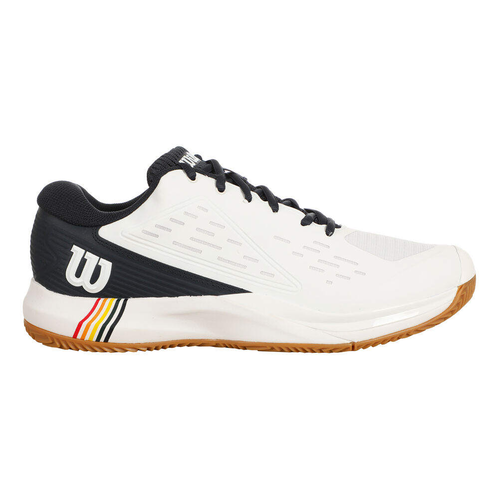 Wilson Rush Pro Ace Zapatilla Tierra Batida Hombres-Blanco