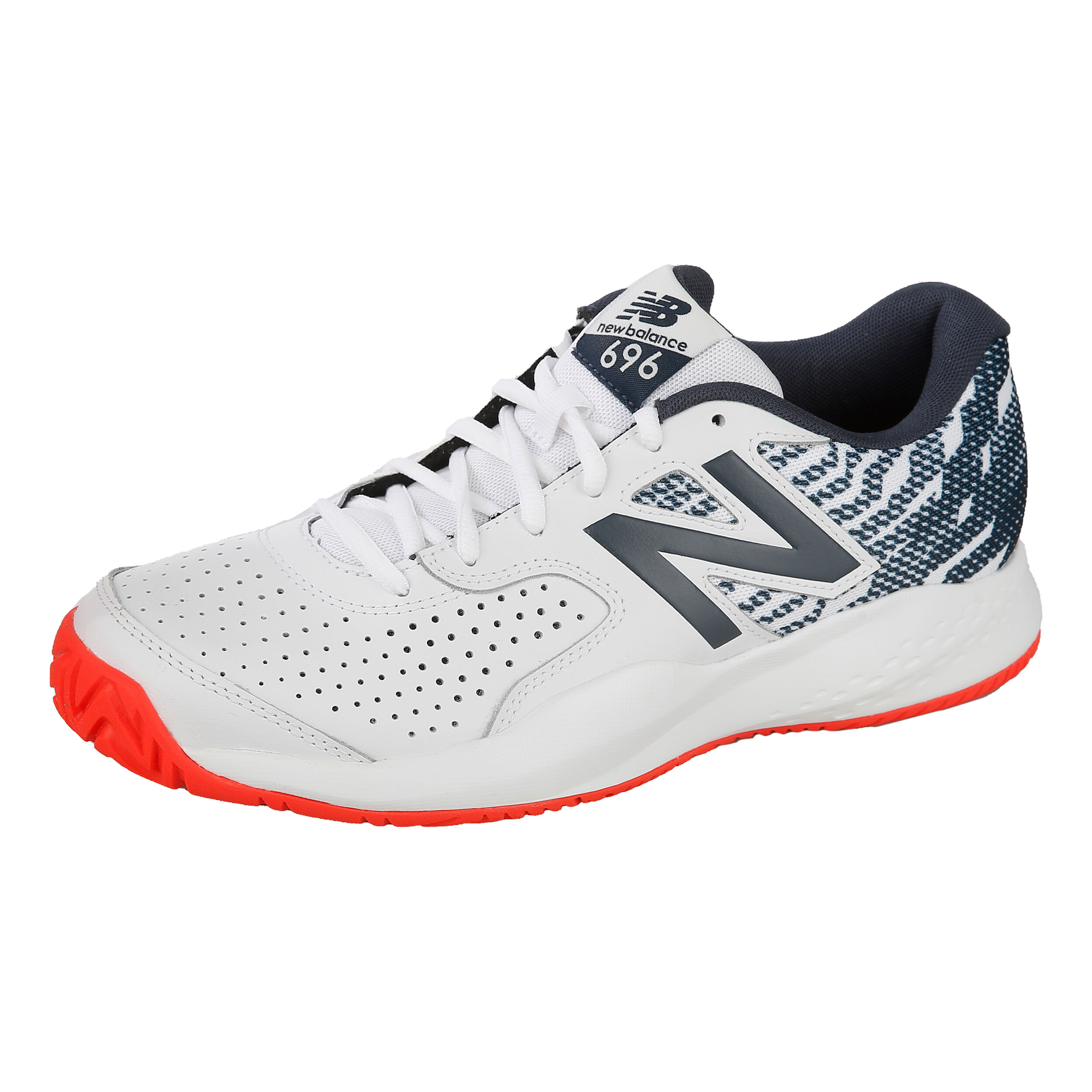 696 V3 Zapatilla Todas Las Superficies Hombres Blanco Gris