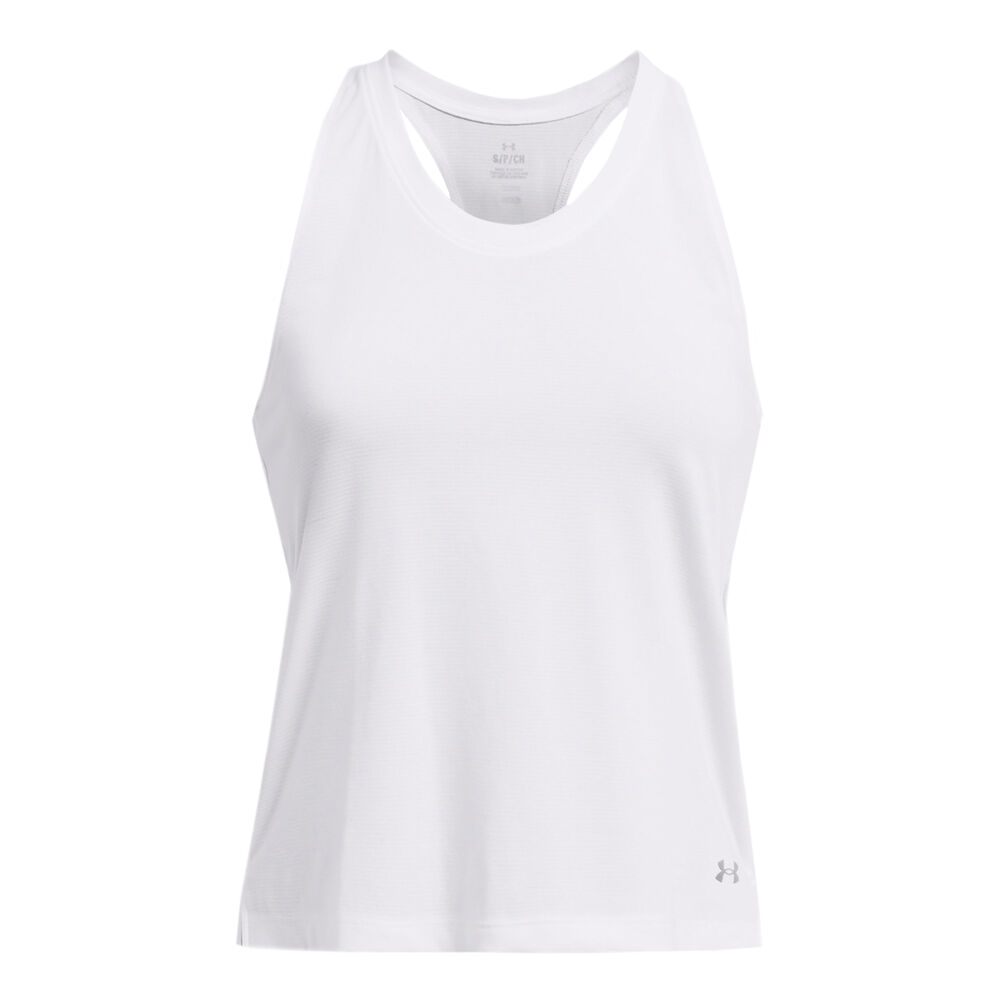 Under Armour Streaker Singlet Top De Running Mujeres - Blanco