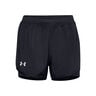 Fly By 2.0 2in1 Shorts Mujeres-Negro,Plateado
