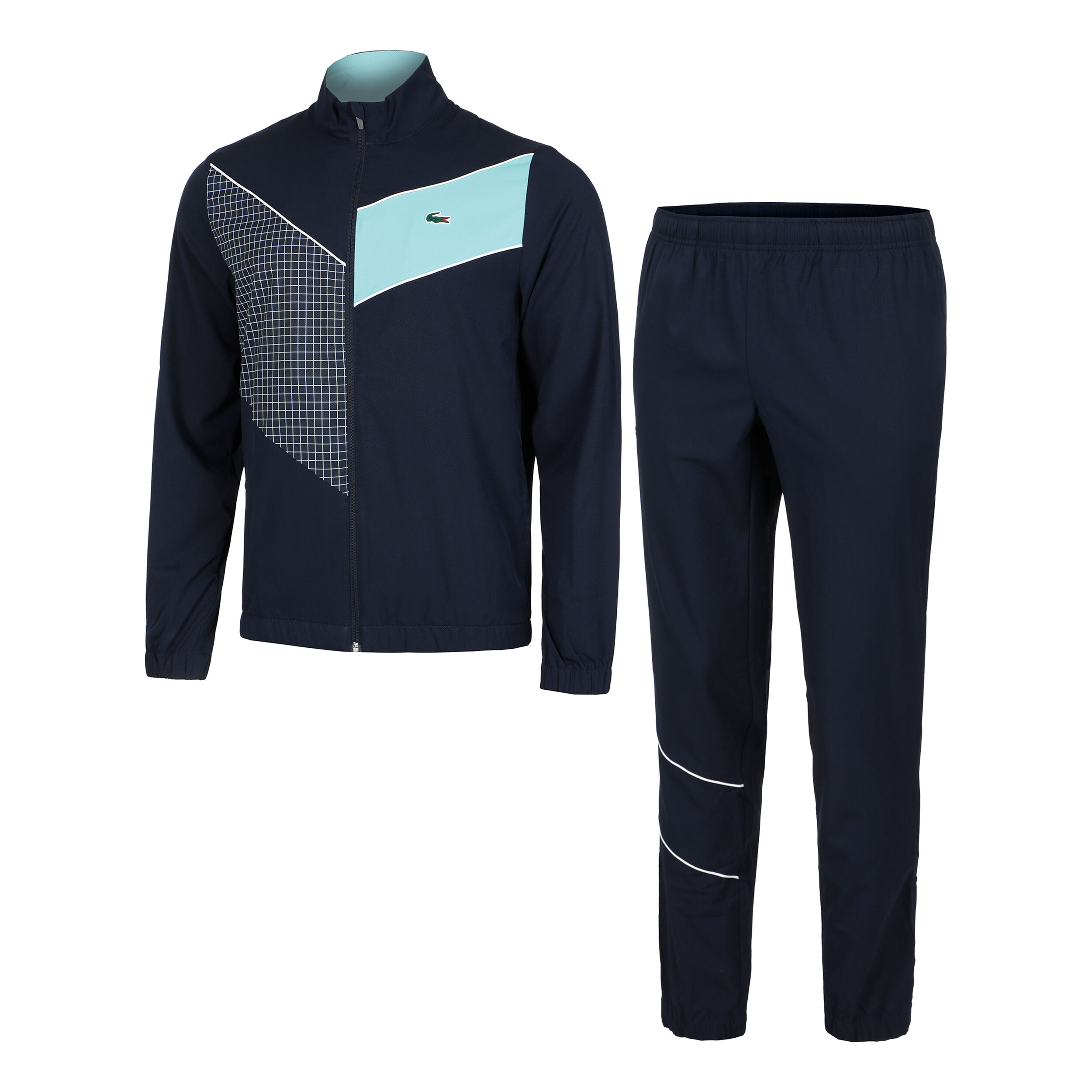 Buy Lacoste Players Chandal Hombres Azul Oscuro Turquesa online Tennis Point ES
