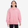 Club Fleece Oversized Full-Zip Sudadera Con Cremallera Chicas-Rosa