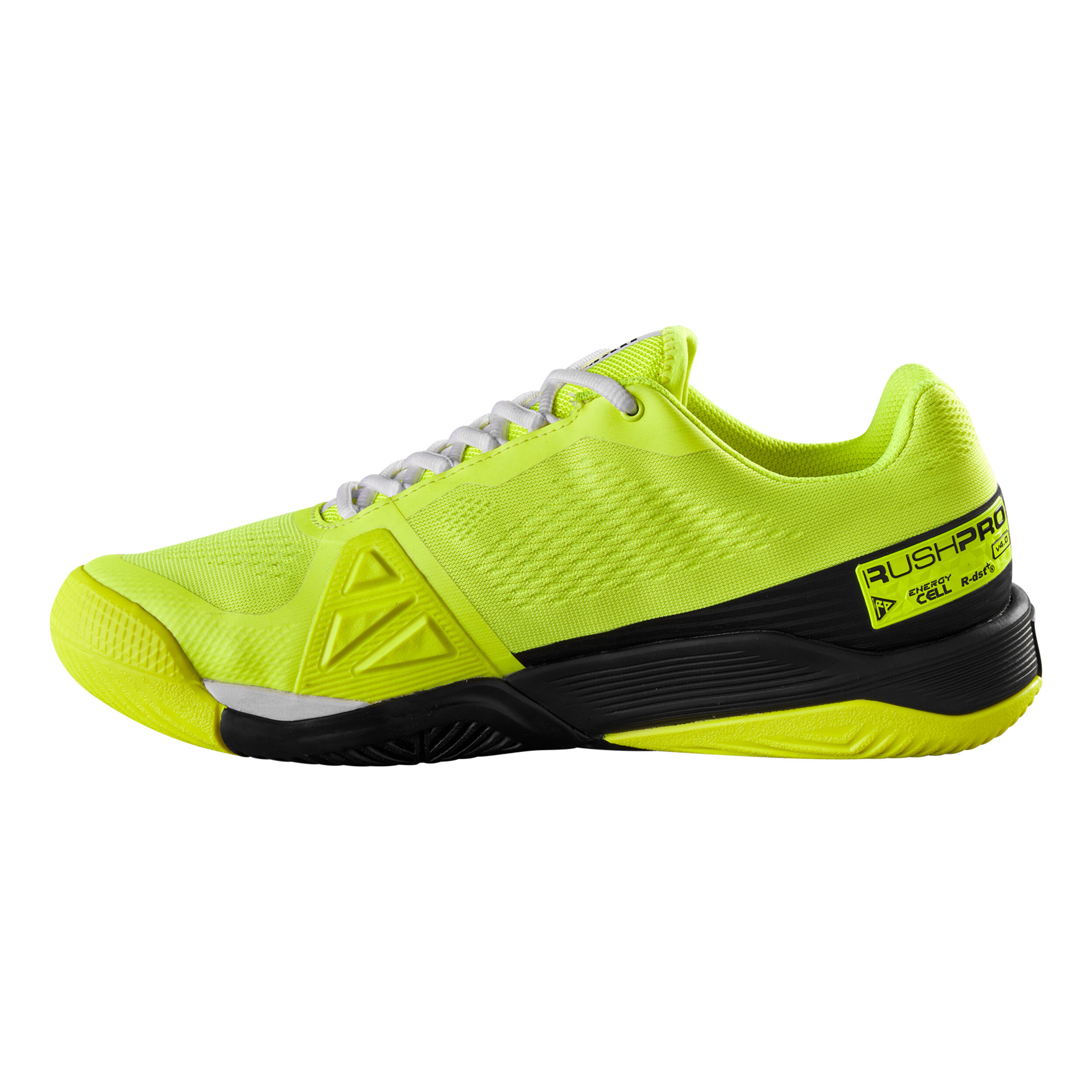 Buy Wilson Rush Pro 4.0 Zapatilla Todas Las Superficies Hombres Amarillo Neon Negro online Tennis Point ES