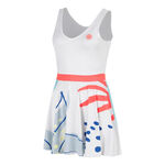 Ropa de tenis BIDI BADU BIDI BADU Hey Laguna Vestido Mujeres-blanco, multicolor