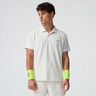 Match Polo Hombres-Crema