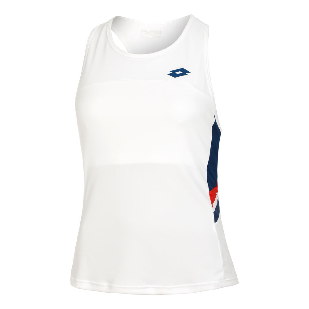 Lotto Squadra III Camiseta De Tirantes Mujeres - Blanco