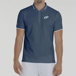 Ropa Bullpadel Bullpadel Leiro 25V Polo Hombres-Azul Oscuro