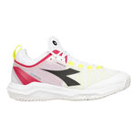 Zapatillas de tenis Diadora Diadora Speed Blushield Fly 4+ Zapatilla Todas Las Superficies Mujeres-Blanco,Amarillo Neón