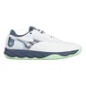 Wave Enforce Court Zapatilla Tierra Batida Hombres-Blanco,Azul-gris
